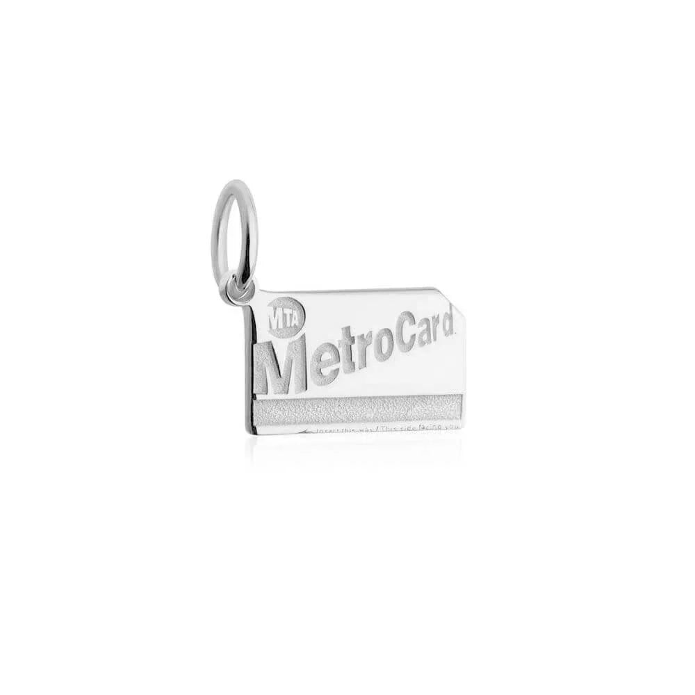 MetroCard Charm, Silver Mini