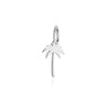 Palm Tree Charm, Tall Silver Mini