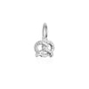 Pretzel Charm, Silver Mini