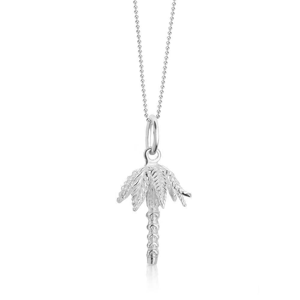 Palm Tree Charm Silver