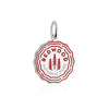 Redwood National Park Charm, Silver Enamel