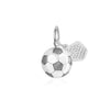 Soccer Ball Charm, Silver