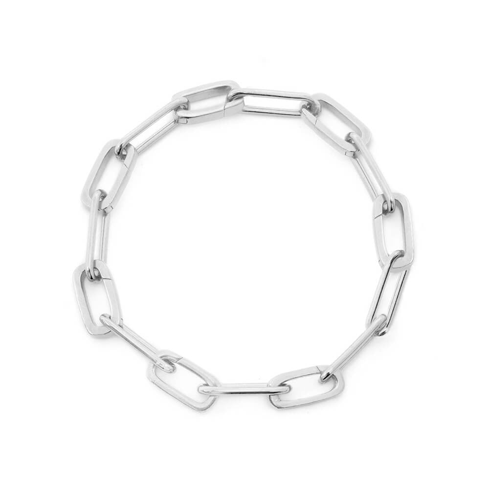 The Clip Charm Bracelet, Silver