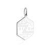 Zion National Park Charm, Silver Enamel