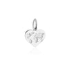 World Heart Map Silver Mini
