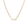 The Daily Clip 16" Necklace, Solid Gold