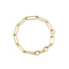 The Daily Linked Bracelet, Solid Gold