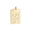 Gold Cape Town Charm, CPT Luggage Tag - JET SET CANDY  (2283865538618)