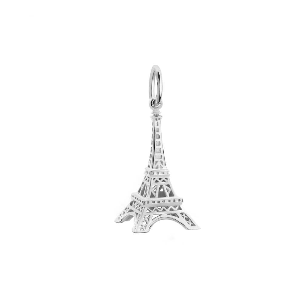 Silver Eiffel Tower Charm - JET SET CANDY  (2274412888122)