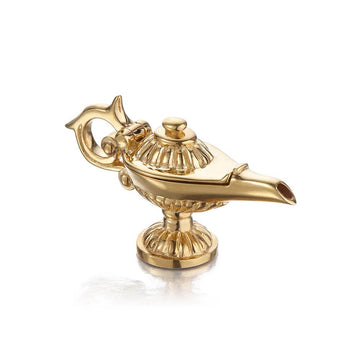 Magic Lamp with 3 Wishes Charm Dubai UAE Gold