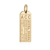 Solid Gold Africa Charm, ACC Accra, Ghana Luggage Tag - JET SET CANDY  (1720184799290)