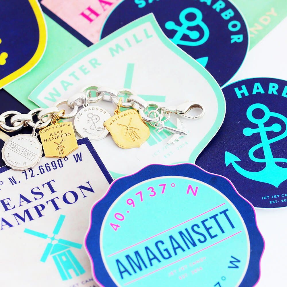 PRE ORDER: Solid Gold East Hampton Charm (6718103945400)