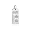 Hoedspruit South Africa HDS Luggage Tag Charm Silver