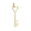 New York Key Charm, Gold