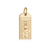 Gold Middle East Charm, IKA Iran Luggage Tag - JET SET CANDY  (1720184930362)