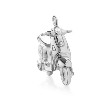 Scooter Charm Italy Silver
