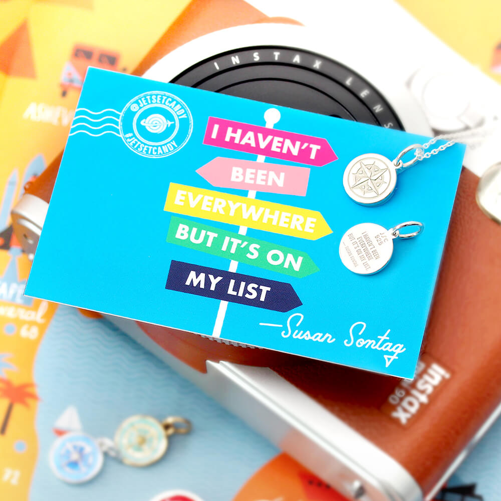 Mini postcard - JET SET CANDY (4567333666904)