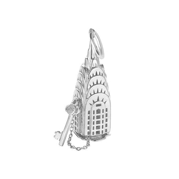 Chrysler Building Charm New York City Silver