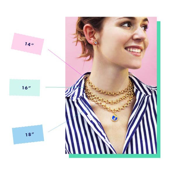 Solid Gold Infinity Link Charm Necklace - JET SET CANDY (6103382884536)