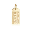 Solid Gold RAK Marrakesh, Morocco Luggage Tag Charm - JET SET CANDY (6571858919608)