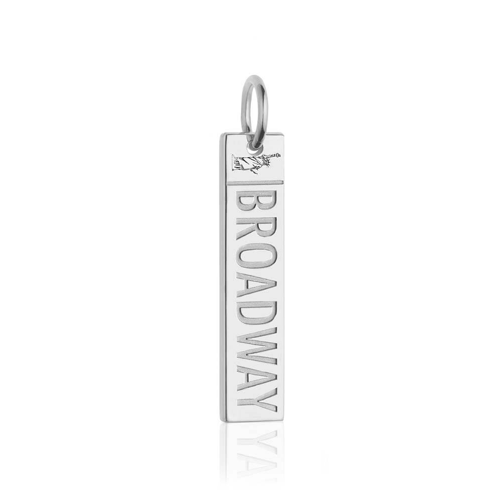 Sterling Silver Broadway New York Charm - JET SET CANDY  (2036732887098)