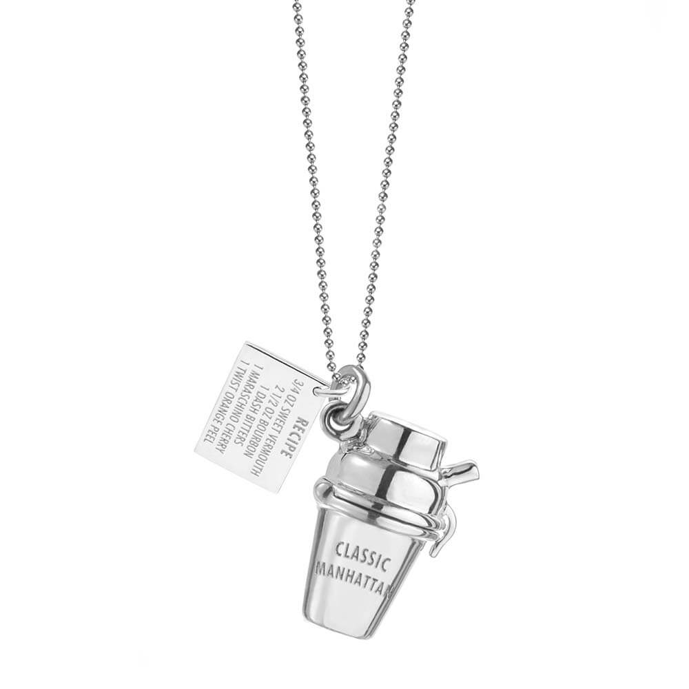 Silver New York Charm, Classic Manhattan Shaker - JET SET CANDY  (1720173002810)