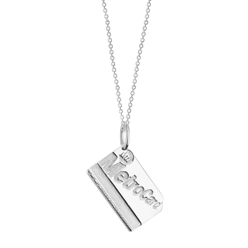 NYC MetroCard Charm | Sterling Silver Charm – JET SET CANDY