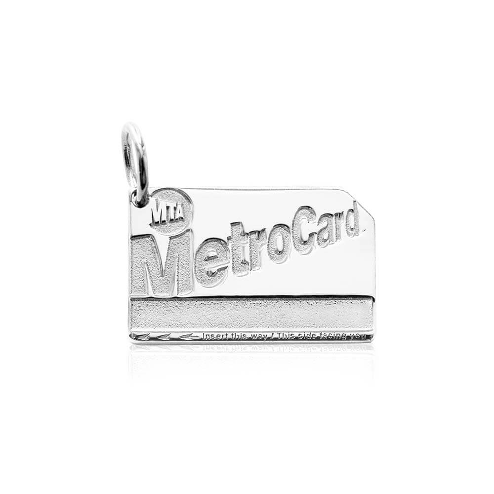 NYC MetroCard Charm | Sterling Silver Charm – JET SET CANDY