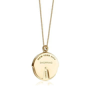 Gold NYC Planner Spinner Charm