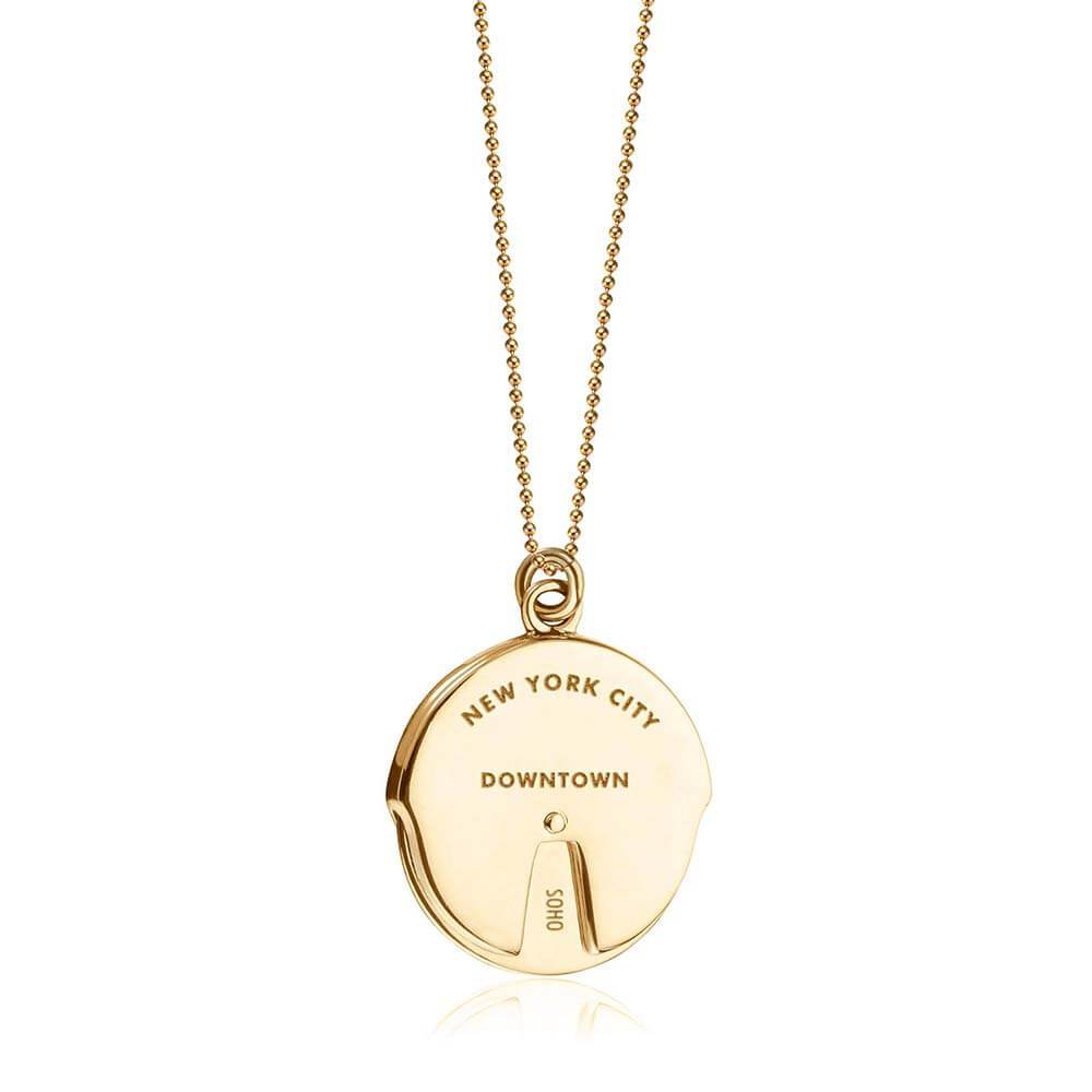 Gold New York Charm, Uptown/Downtown Spinner - JET SET CANDY  (1720173330490)