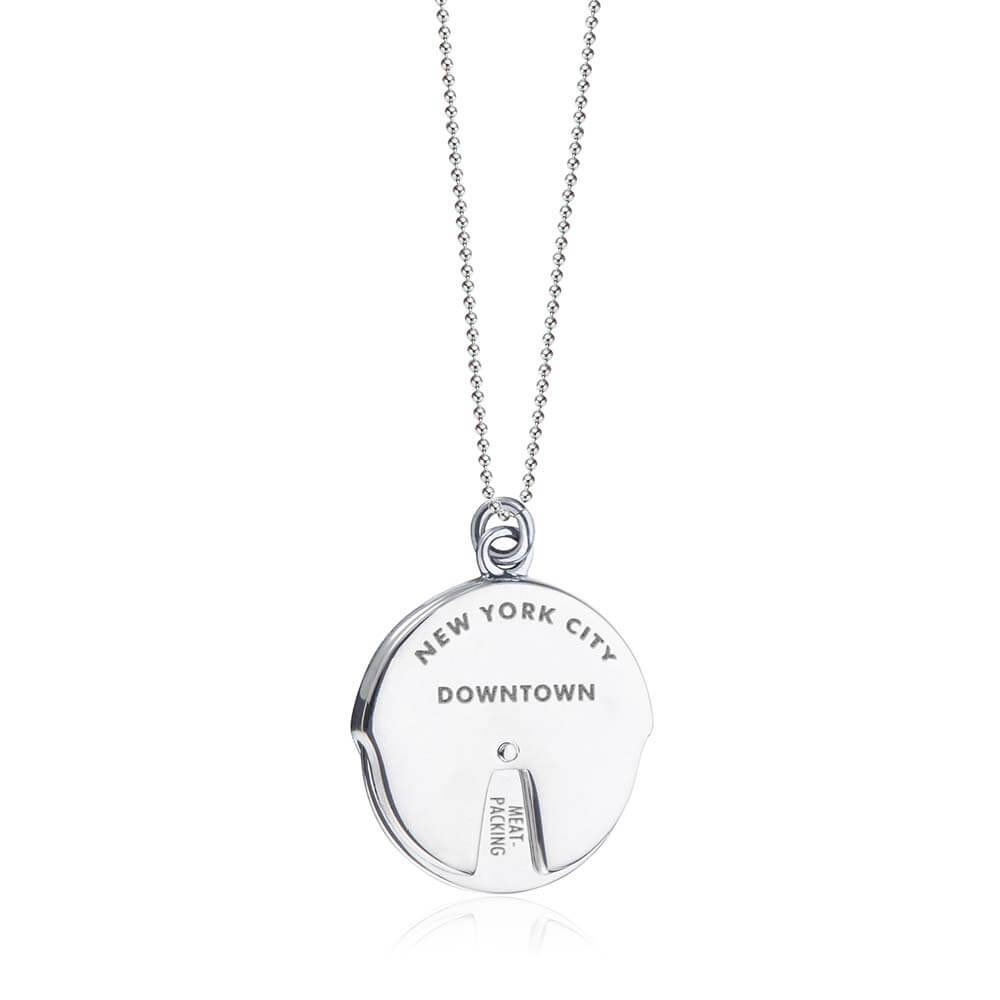 Silver New York Charm, Uptown/Downtown Spinner - JET SET CANDY  (1720173297722)