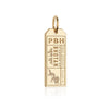 Gold Bhutan Charm, PBH Luggage Tag - JET SET CANDY  (1720188862522)