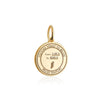 Belize Passport Stamp Charm Solid Gold