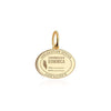 Dominica Passport Stamp Charm Solid Gold