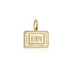 Kenya Passport Stamp Charm Solid Gold