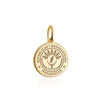 Madagascar Passport Stamp Charm Solid Gold