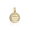 Micronesia Passport Stamp Charm Solid Gold