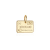 Netherlands Passport Stamp Charm Solid Gold