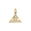 Pakistan Passport Stamp Charm Solid Gold