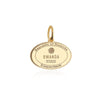 Rwanda Passport Stamp Charm Solid Gold