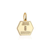 Singapore Passport Stamp Charm Solid Gold