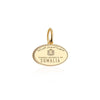 Somalia Passport Stamp Charm Solid Gold