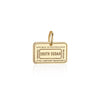South Sudan Passport Stamp Charm Solid Gold