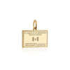 Saint Vincent and the Grenadines Passport Stamp Charm Solid Gold