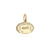 USA United States Passport Stamp Charm Solid Gold