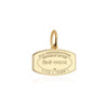 Fiji Passport Stamp Charm Solid Gold