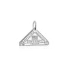 Malaysia Passport Stamp Charm Silver