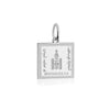 Mongolia Passport Stamp Charm Silver