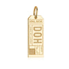 Gold Travel Charm, DOH Doha Luggage Tag - JET SET CANDY  (1720179130426)