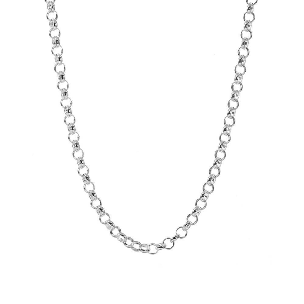 Silver Rolo Chain, 30" to 36" - JET SET CANDY  (1720199217210)